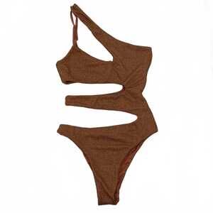 Blue Life Orange Cut-Out One Piece Swimsuit | Women’s S Regular